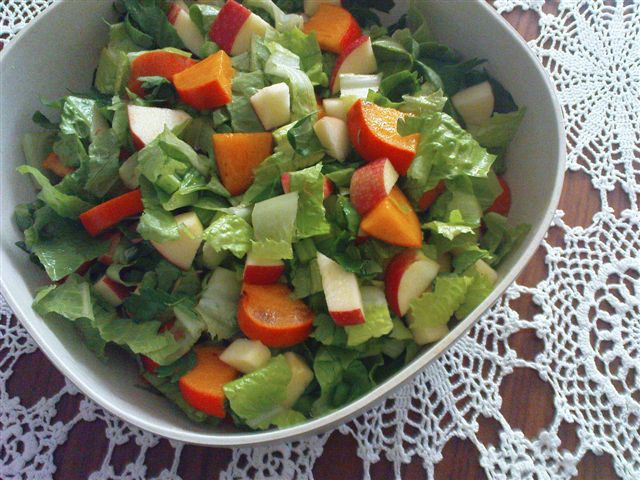 persimmon salad